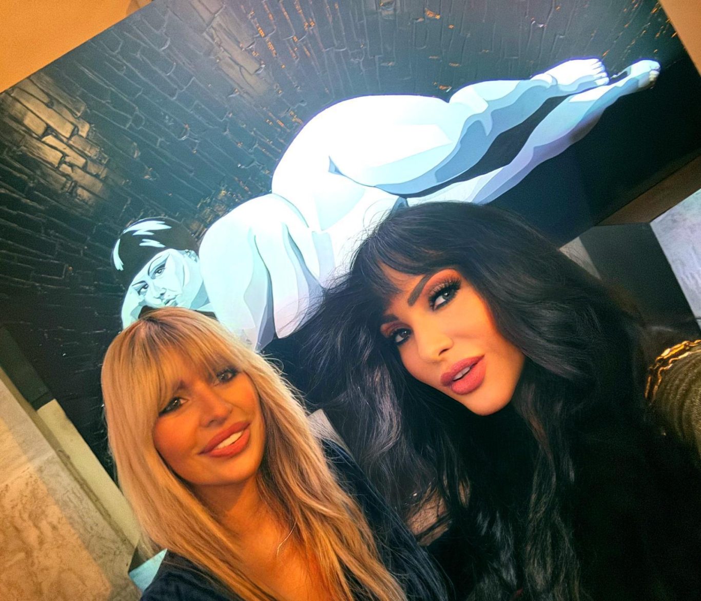 L'Onorevole Alessandra Mussolini e Anita Lo Mastro