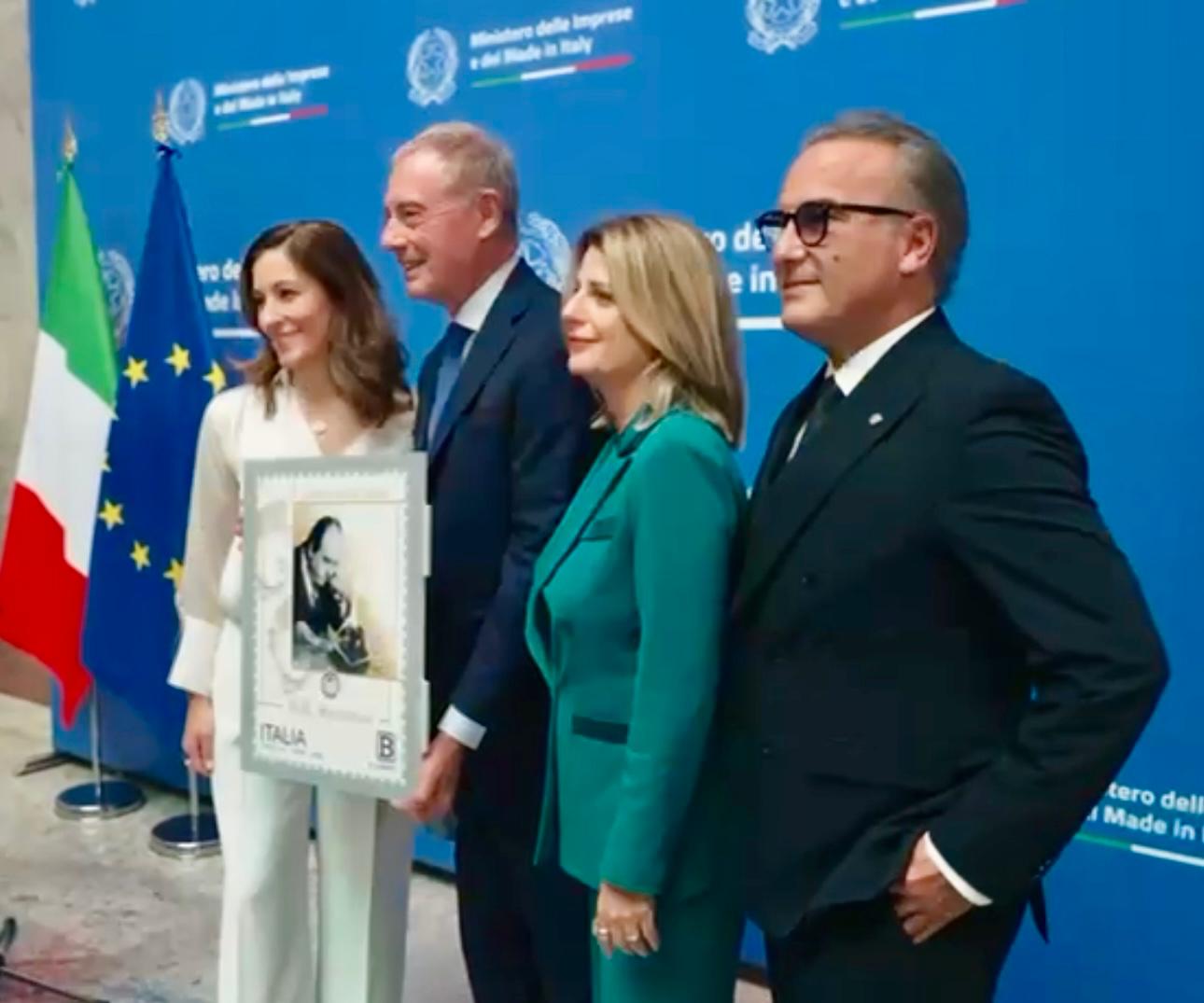 Monica Spadafora e famiglia insieme al Ministro Del Made In Italy - Adolfo Urso